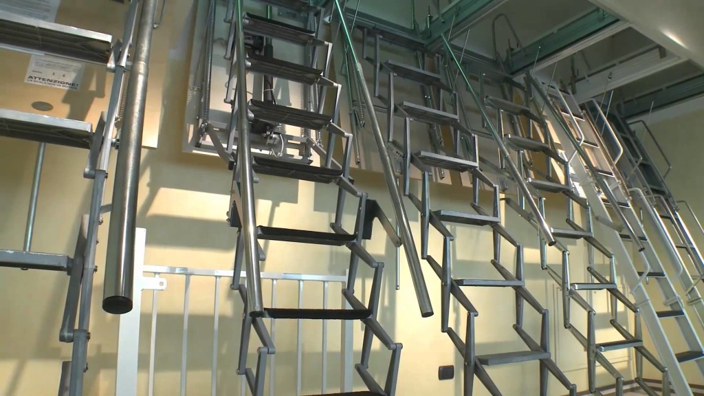 Складные  и раздвижные чердачные лестницы Fantozziscale