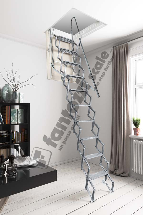 Алюминиевая лестница ножничного типа Aci Alluminio